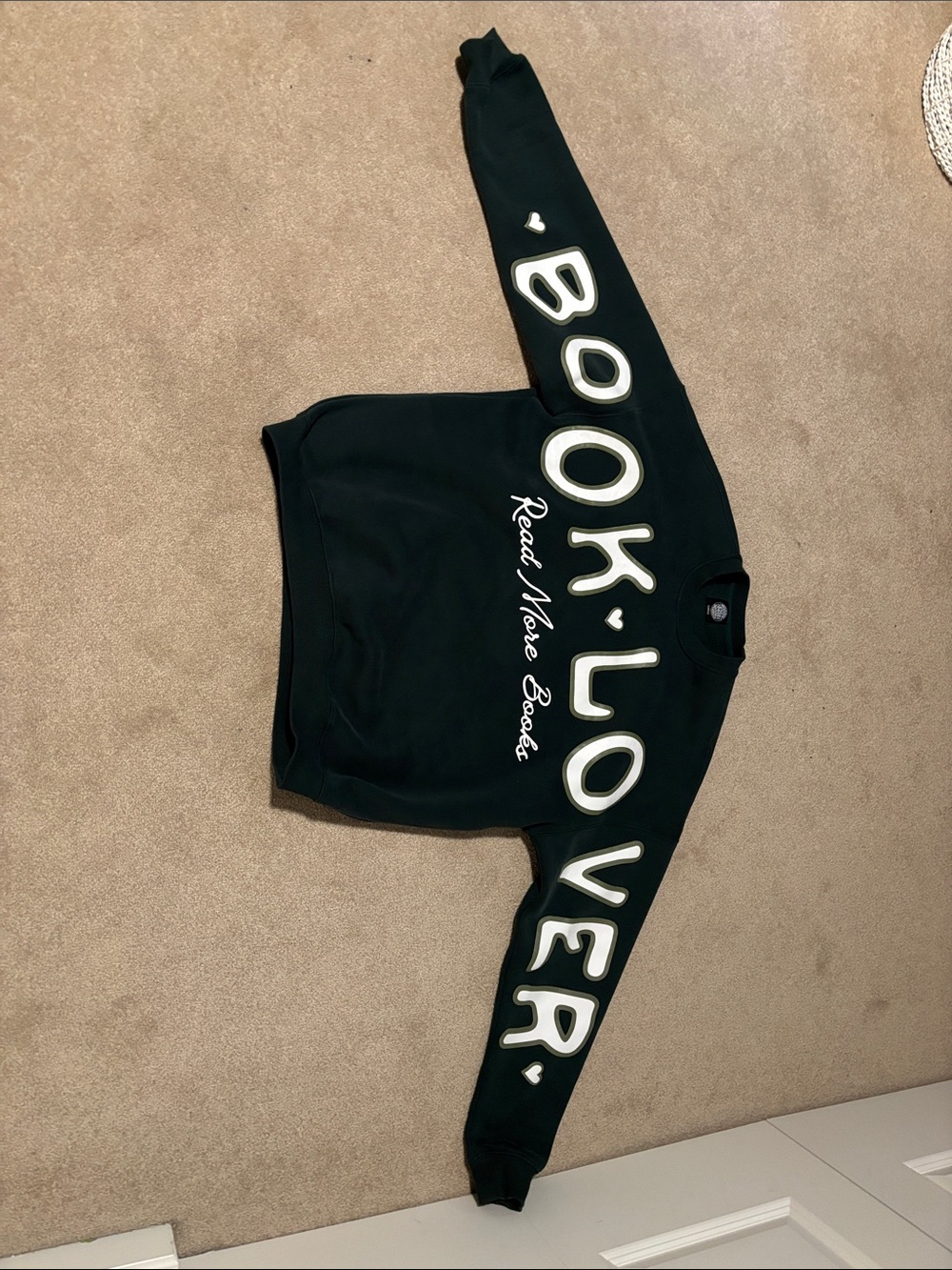 Book Lover Black Kids Sweatshirt - Read More Books